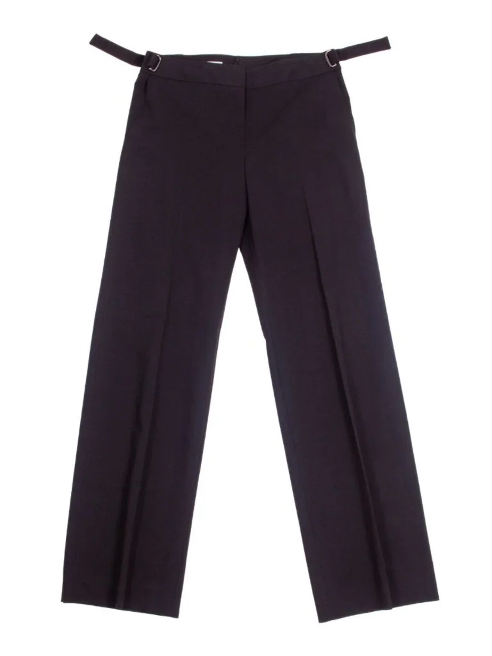 JIL SANDER BLACK WIDE LEG PANTS TROUSERS